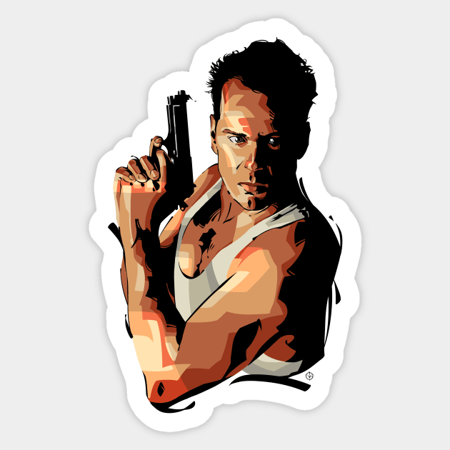 Die Hard 1 Sticker by nabakumov